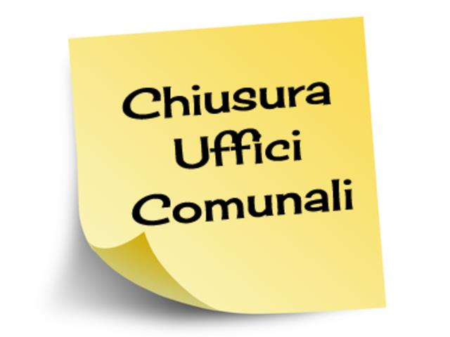 Chiusura uffici comunali